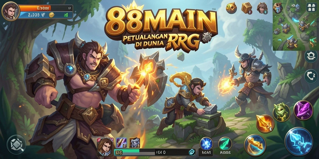 Tangkapan layar petualangan penuh aksi di 88MAIN.