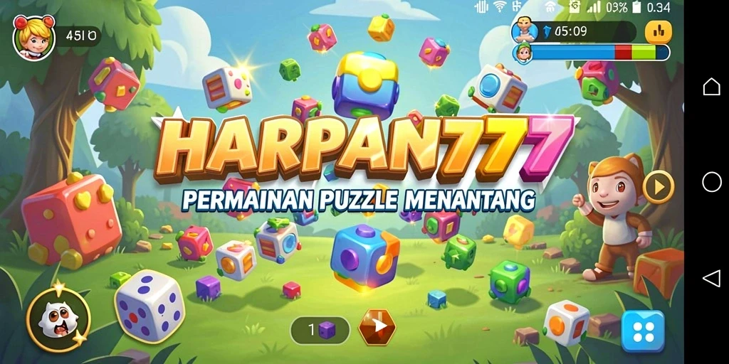Tampilan permainan <strong>HARAPAN777</strong> yang penuh warna dan menantang.