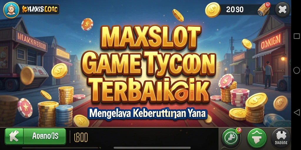 Screenshot gameplay MAXSLOT menunjukkan strategi manajemen yang seru.