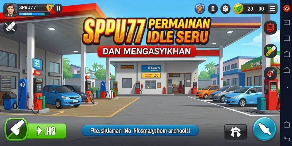 Tampilan gameplay SPBU77 yang menarik dan interaktif.